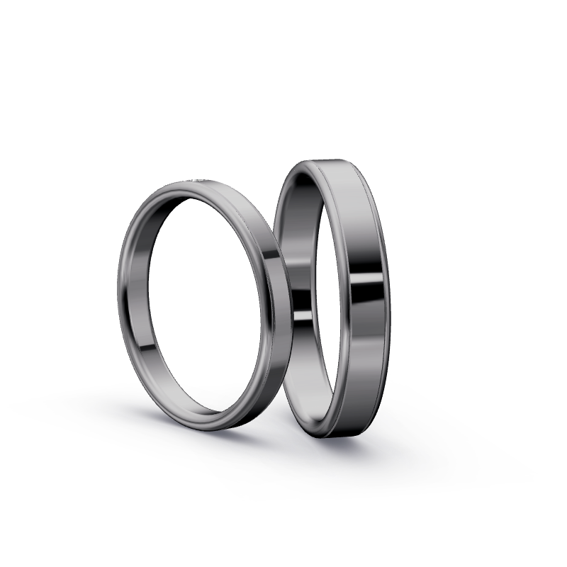 Miniaturbild: Trauringe TL8115 - Tantal (Poliert) | 999er Tantal Ring