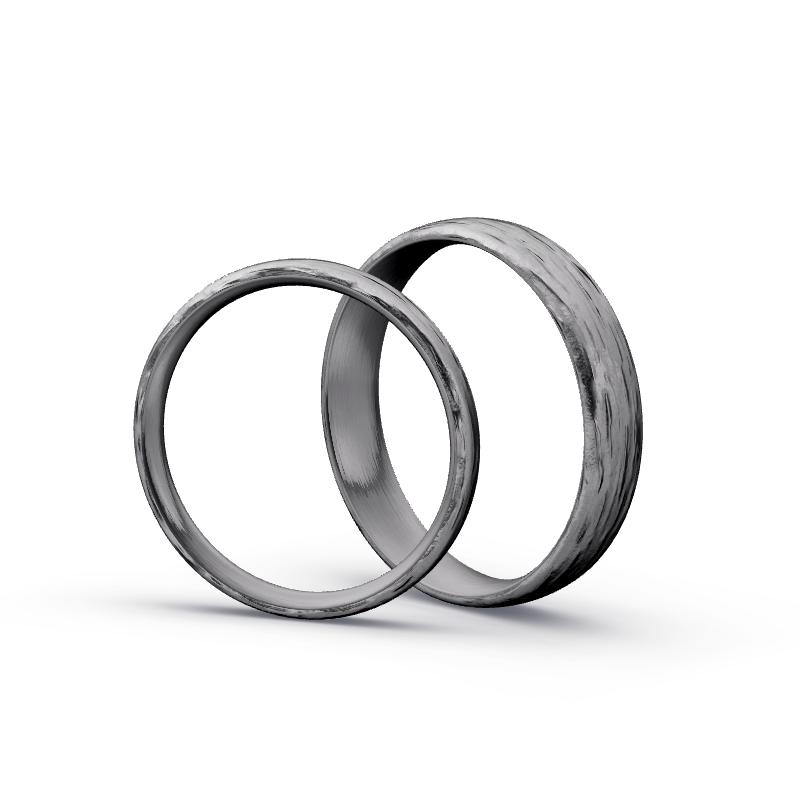 Miniaturbild: Trauringe TL9925 - Tantal (Wasserfall) | 999er Tantal Ring