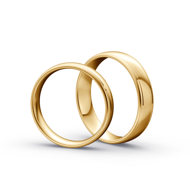 Miniaturbild: Trauringe TL8264 - Sattgelb-Gold