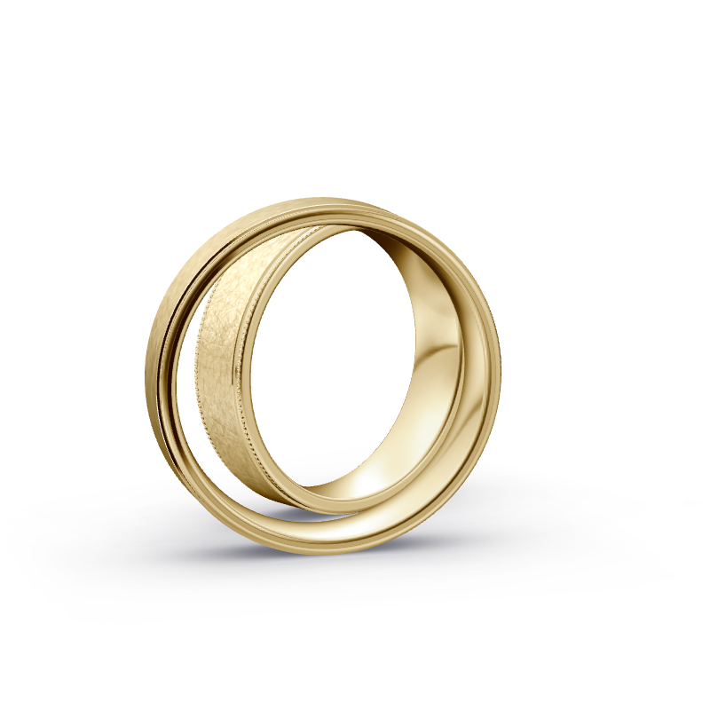 Miniaturbild: Trauringe TL8216 - Gelbgold (Eismatt) | Eheringe aus Gold