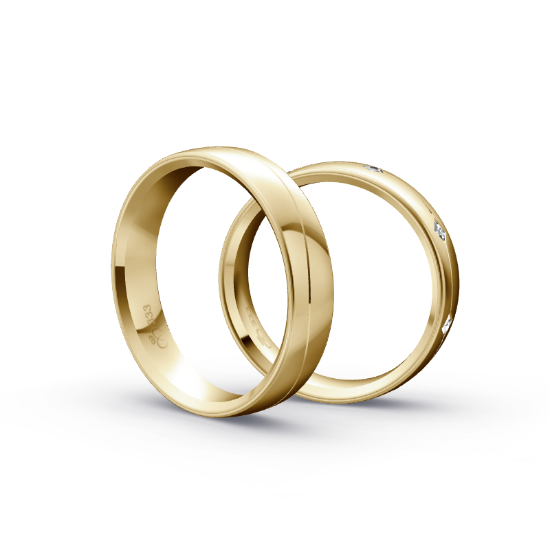 Miniaturbild: Trauringe TL6762 - Gelbgold (Poliert) | Eheringe aus Gold