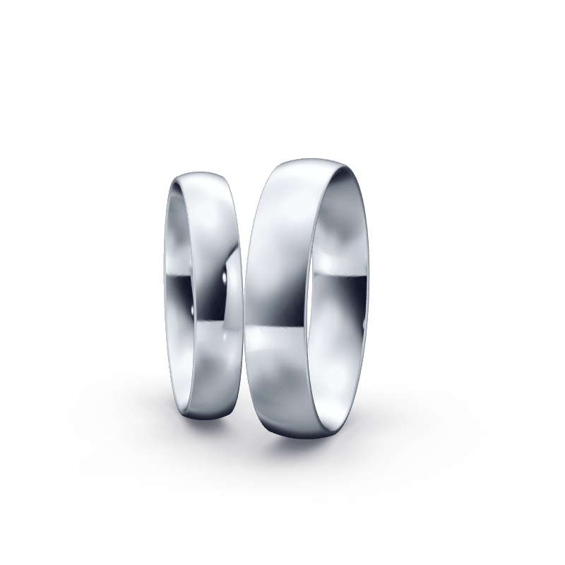 Miniaturbild: Trauringe TL9089 - Platin (Poliert) mit Brillanten
