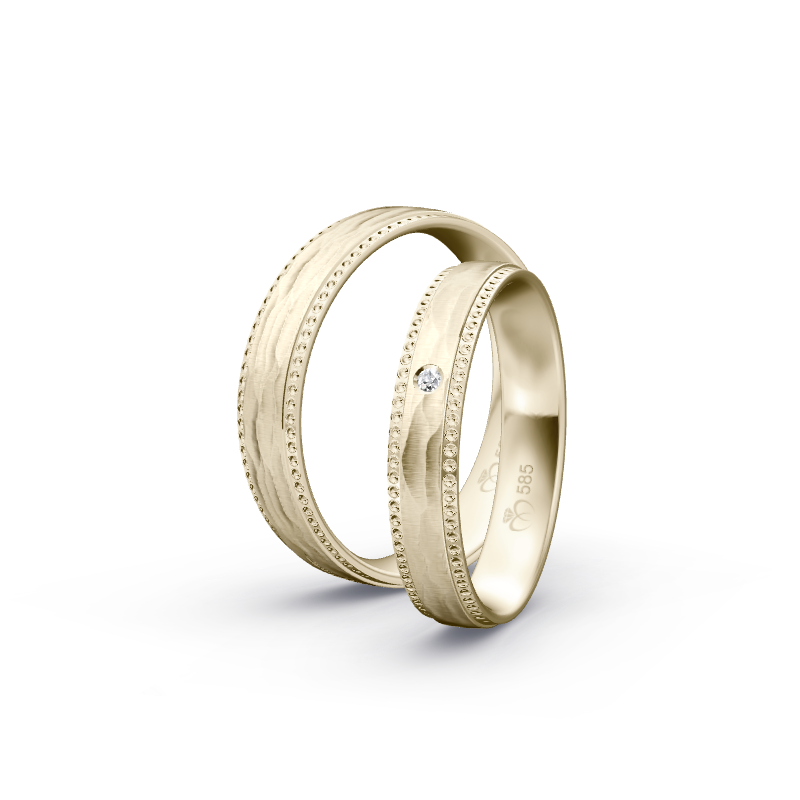 Miniaturbild: Trauringe TL7959 - Chamois (Altweißgold)