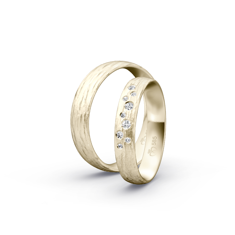 Miniaturbild: Trauringe TL6477 - Chamois (Altweißgold)
