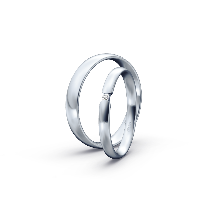 Miniaturbild: Trauringe TL8771 - Palladium