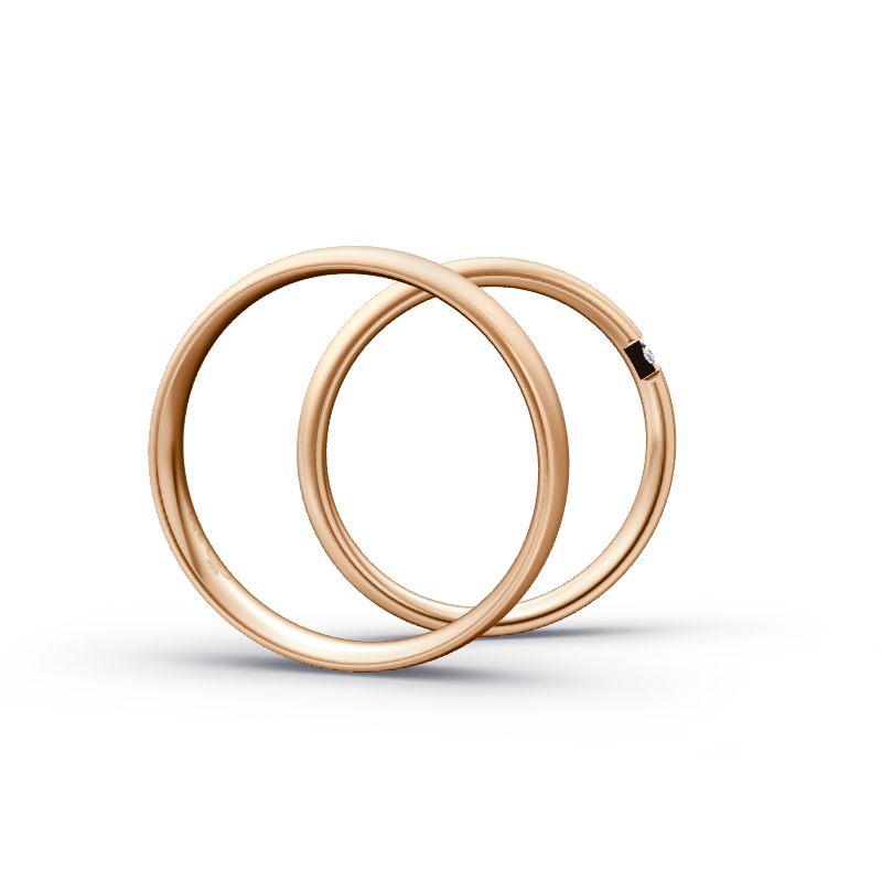 Miniaturbild: Trauringe TL8919 - Rotgold (Poliert) | Eheringe aus Gold