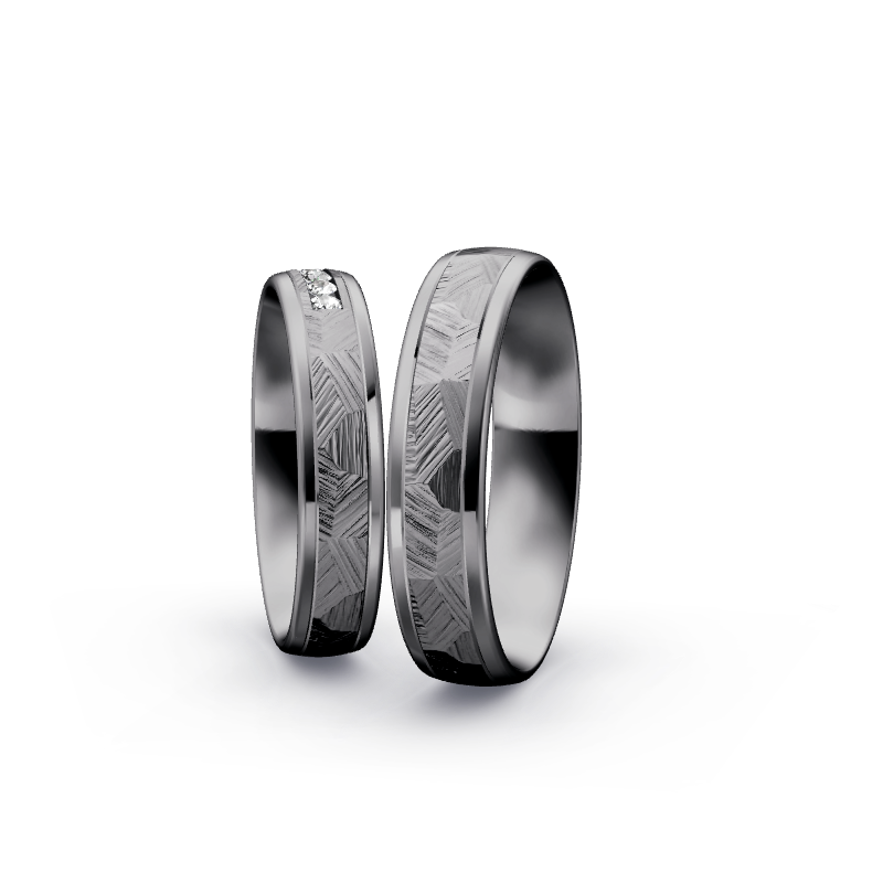 Miniaturbild: Trauringe TL7584 - Tantal (Poliert / Fels) | 999er Tantal Ring