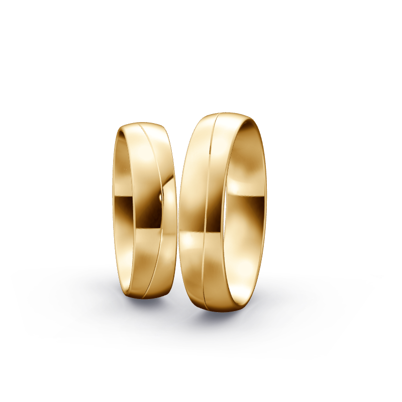 Miniaturbild: Trauringe TL8688 - Sattgelb-Gold