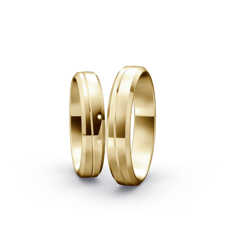 Miniaturbild: Trauringe TL8443 - Gelbgold (Poliert) | Eheringe aus Gold