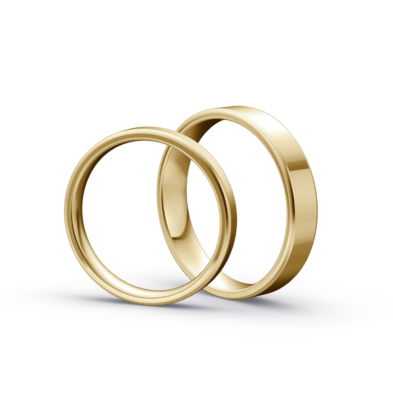 Miniaturbild: Trauringe TL8103 - Gelbgold (Poliert) | Eheringe aus Gold