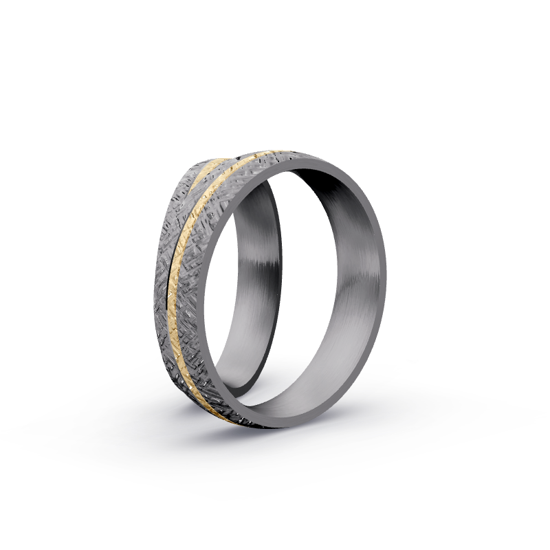 Miniaturbild: Trauringe TL7364 - Tantal/Gelbgold