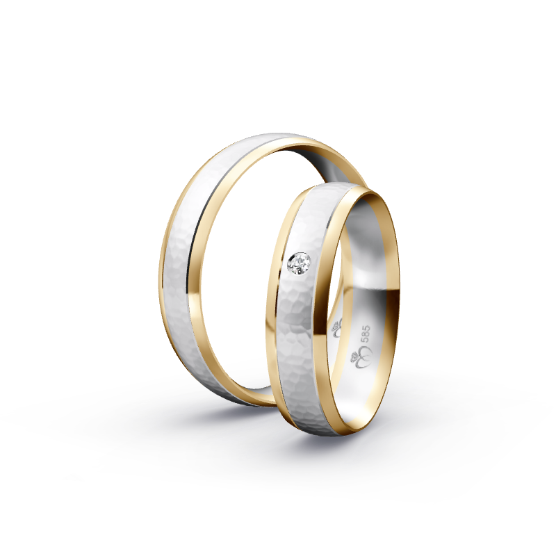 Miniaturbild: Trauringe TL8275 - Gelbgold/Weißgold