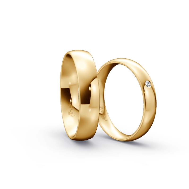Miniaturbild: Trauringe TL9144 - Sattgelb-Gold
