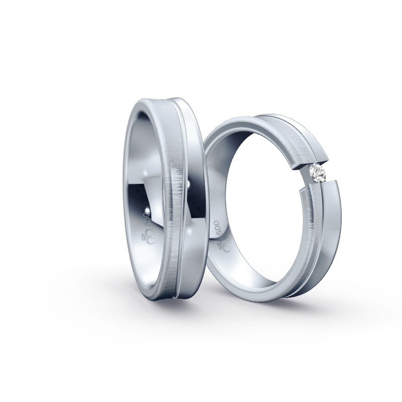 Miniaturbild: Trauringe TL4826 - Palladium