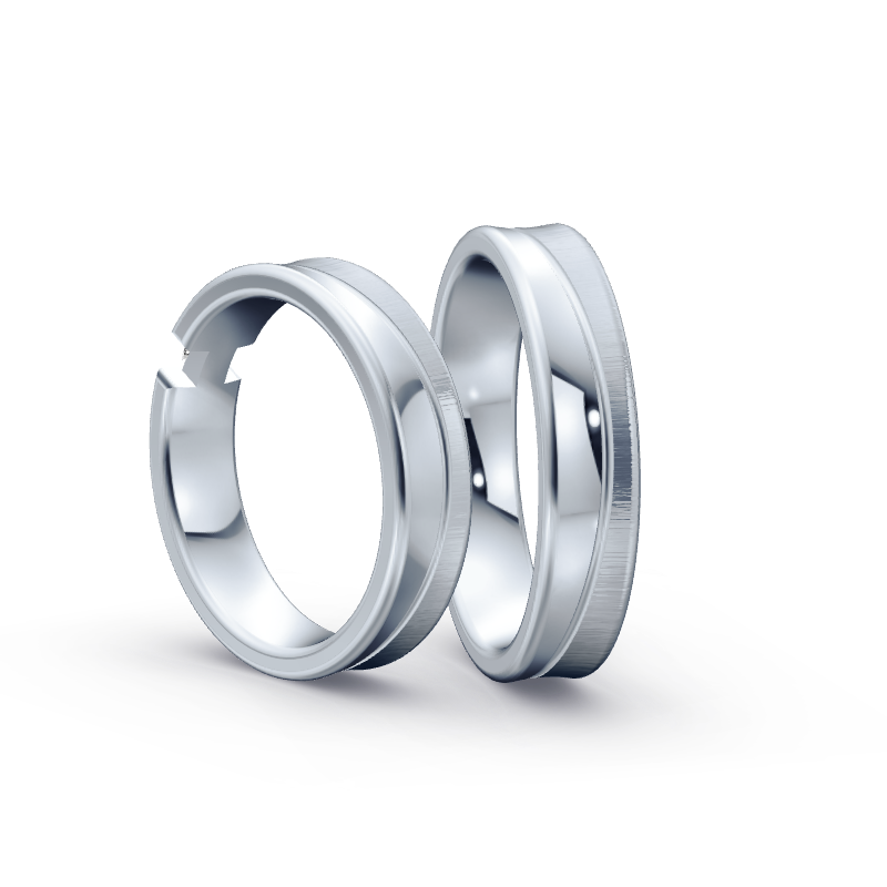 Miniaturbild: Trauringe TL4826 - Palladium