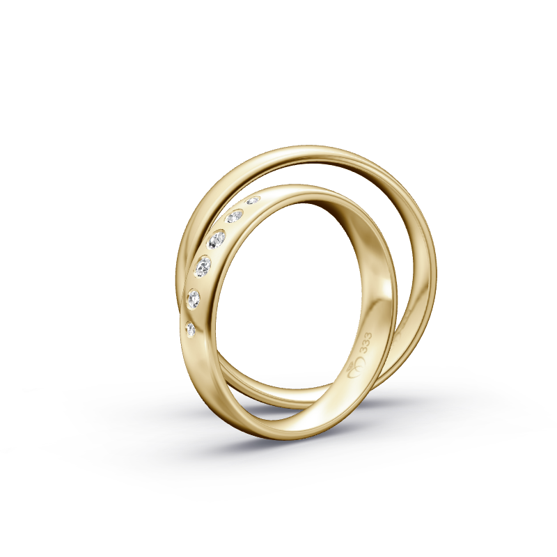 Miniaturbild: Trauringe TL3541 - Gelbgold (Poliert) | Eheringe aus Gold