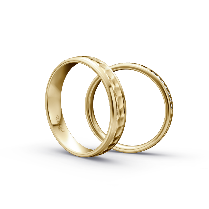 Miniaturbild: Trauringe TL3226 - Gelbgold (Kies / poliert) | Eheringe aus Gold