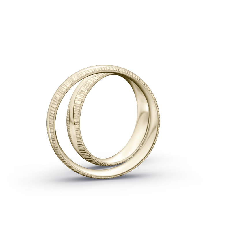 Miniaturbild: Trauringe TL3341 - Chamois (Altweißgold)