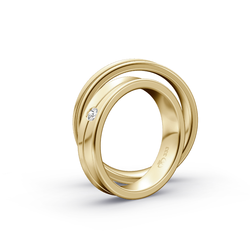 Miniaturbild: Trauringe TL6048 - Gelbgold (Poliert) | Eheringe aus Gold