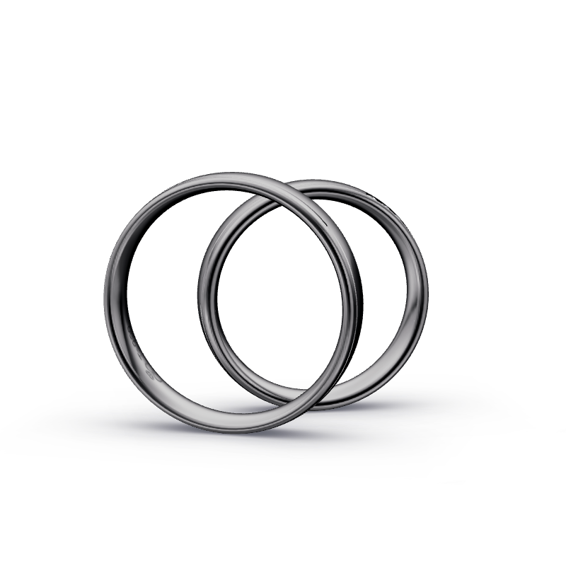 Miniaturbild: Trauringe TL7111 - Tantal (Poliert) | 999er Tantal Ring