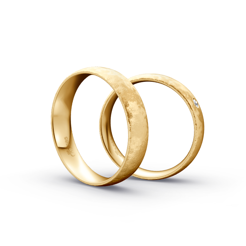 Miniaturbild: Trauringe TL8821 - Sattgelb-Gold