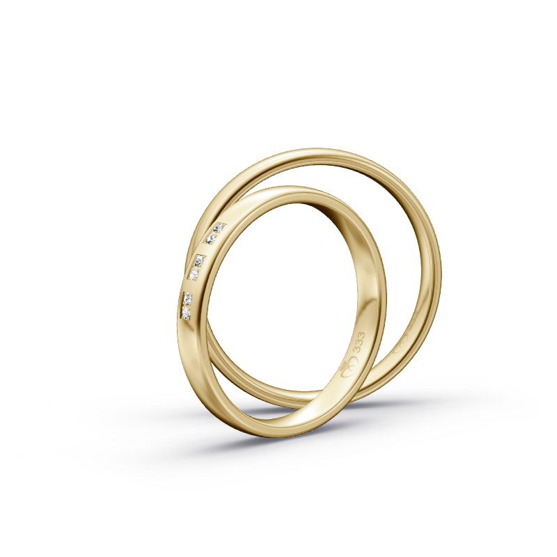 Miniaturbild: Trauringe TL5020 - Gelbgold (Poliert) | Eheringe aus Gold