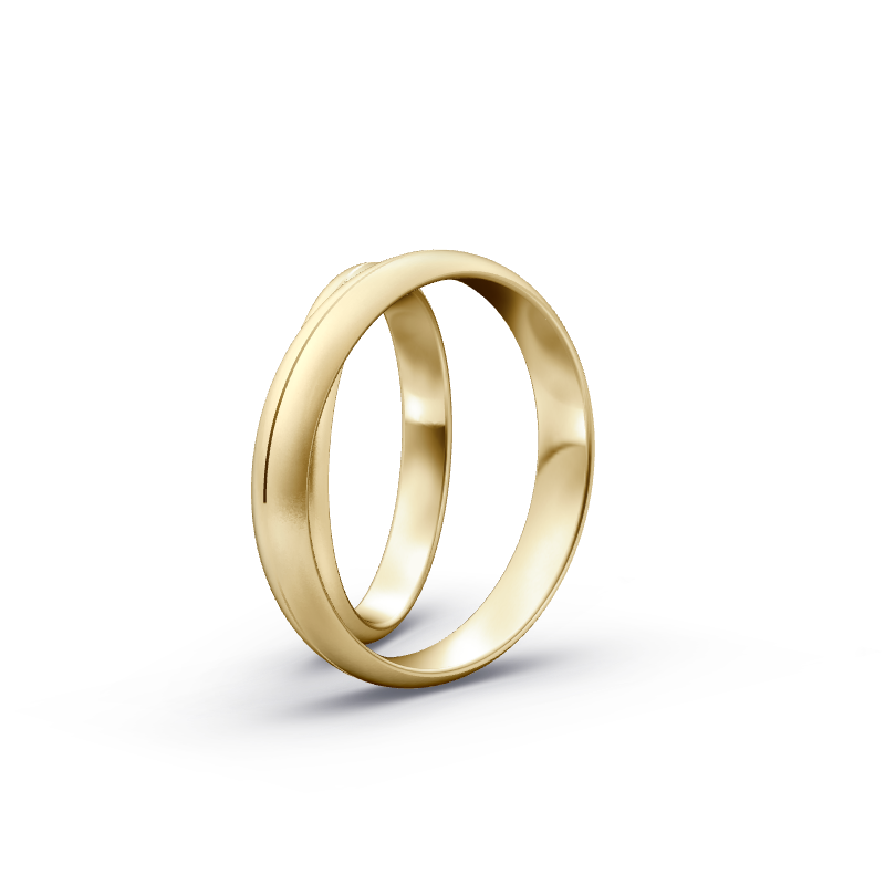 Miniaturbild: Trauringe TL9345 - Gelbgold (Sandmatt fein) | Eheringe aus Gold