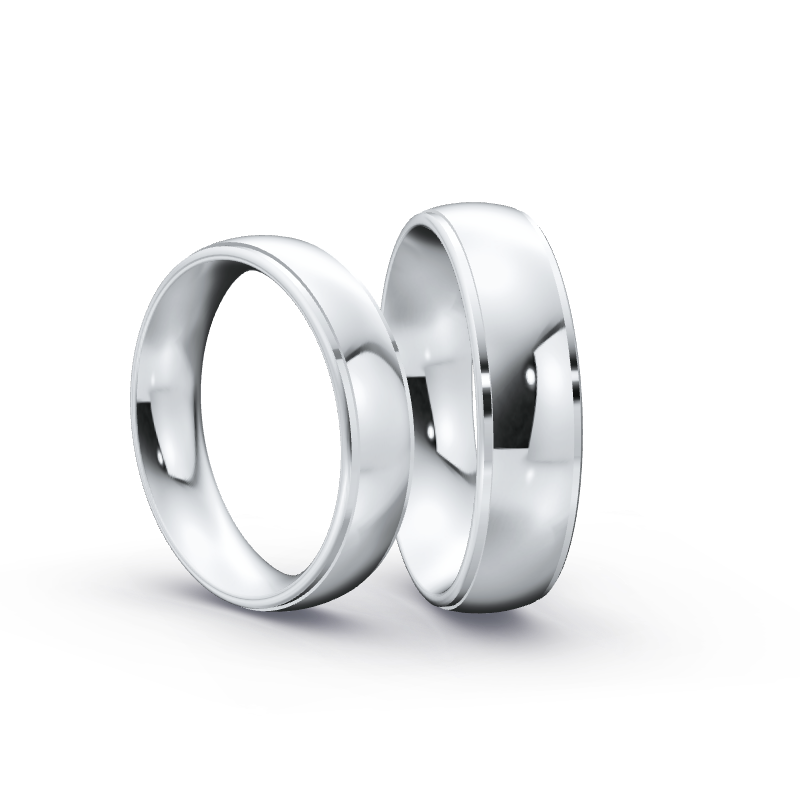 Miniaturbild: Ringpaar TL3887 - Silber