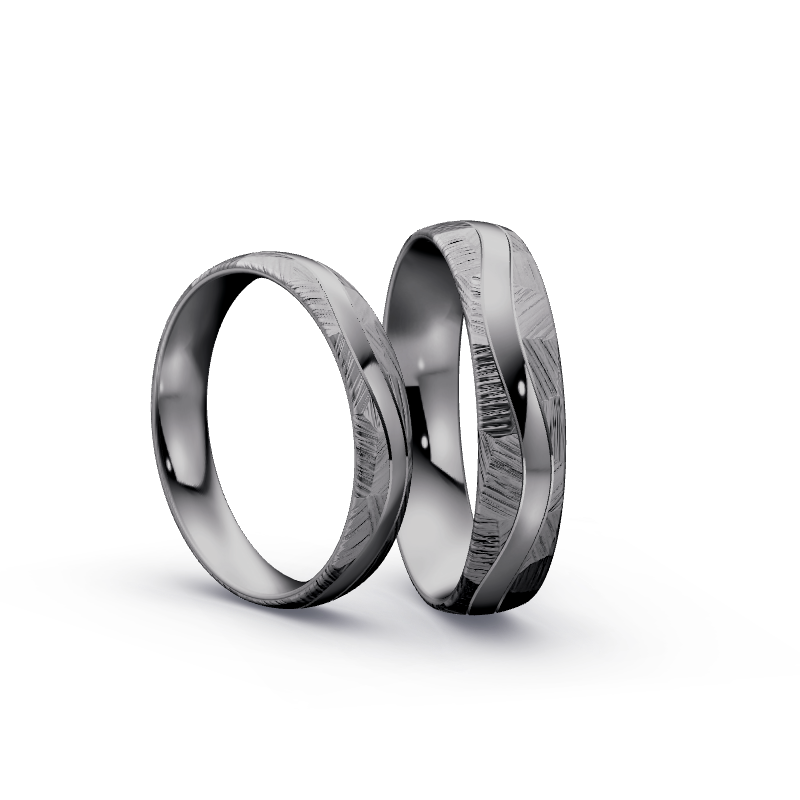 Miniaturbild: Trauringe TL1094 - Tantal (Poliert / Fels) | 999er Tantal Ring