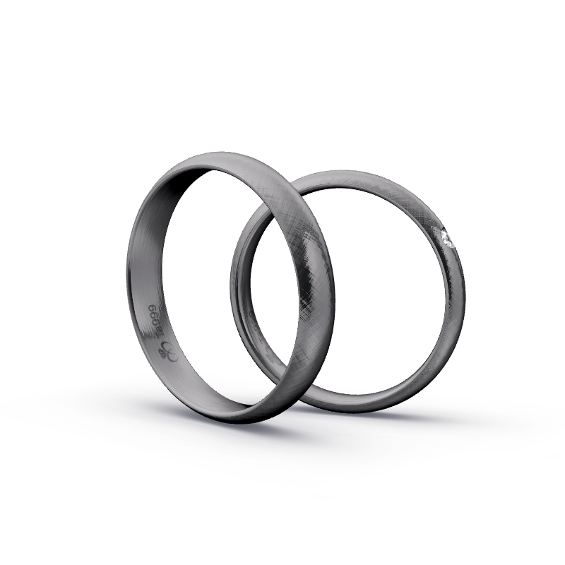 Miniaturbild: Trauringe TL8653 - Tantal (Kreuzmatt) | 999er Tantal Ring