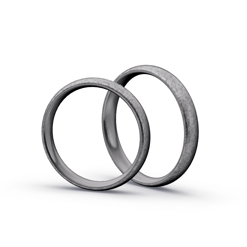 Miniaturbild: Trauringe TL8508 - Tantal (Eismatt) | 999er Tantal Ring