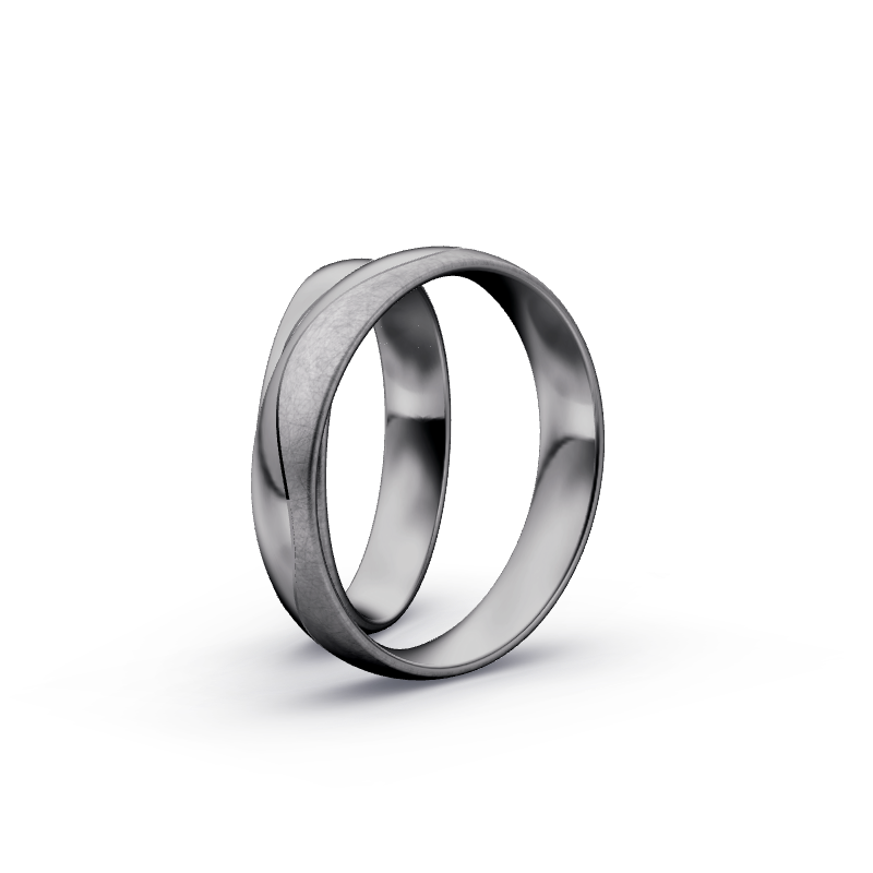 Miniaturbild: Trauringe TL8834 - Tantal (Fliesmatt / Poliert) | 999er Tantal Ring