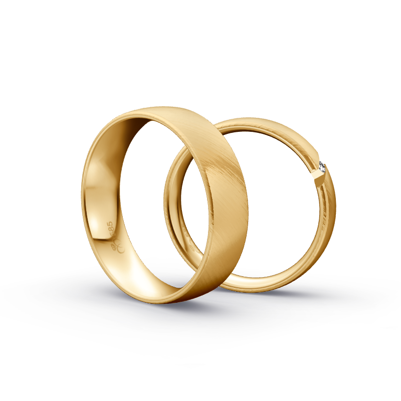 Miniaturbild: Trauringe TL9387 - Sattgelb-Gold