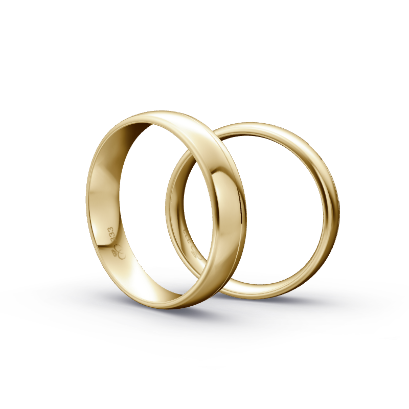 Miniaturbild: Trauringe TL3462 - Gelbgold (Poliert) | Eheringe aus Gold
