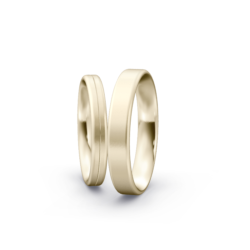 Miniaturbild: Trauringe TL8020 - Chamois (Altweißgold)