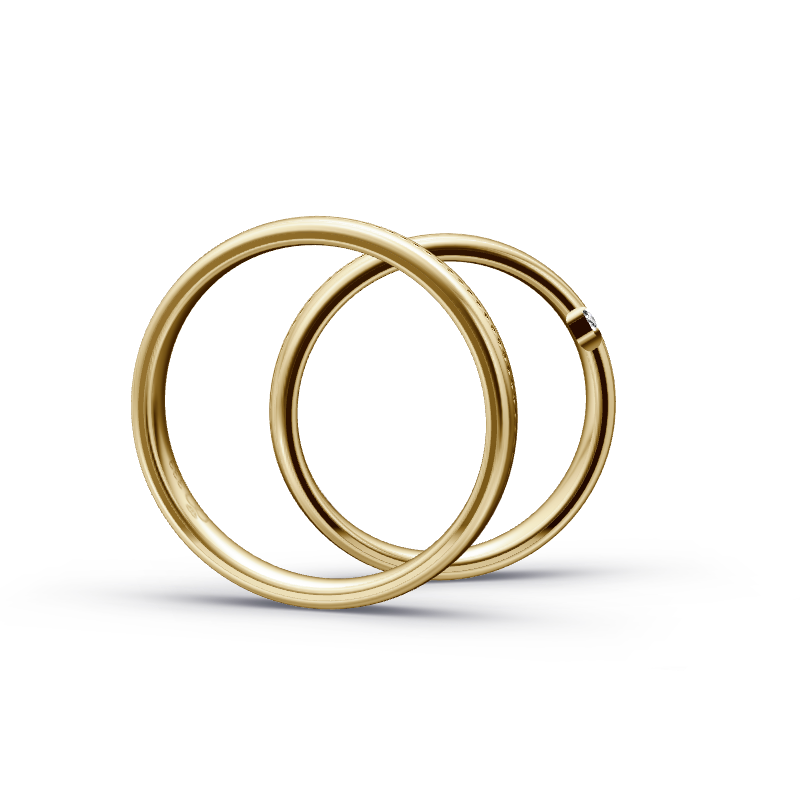 Miniaturbild: Trauringe TL7738 - Gelbgold (Poliert) | Eheringe aus Gold