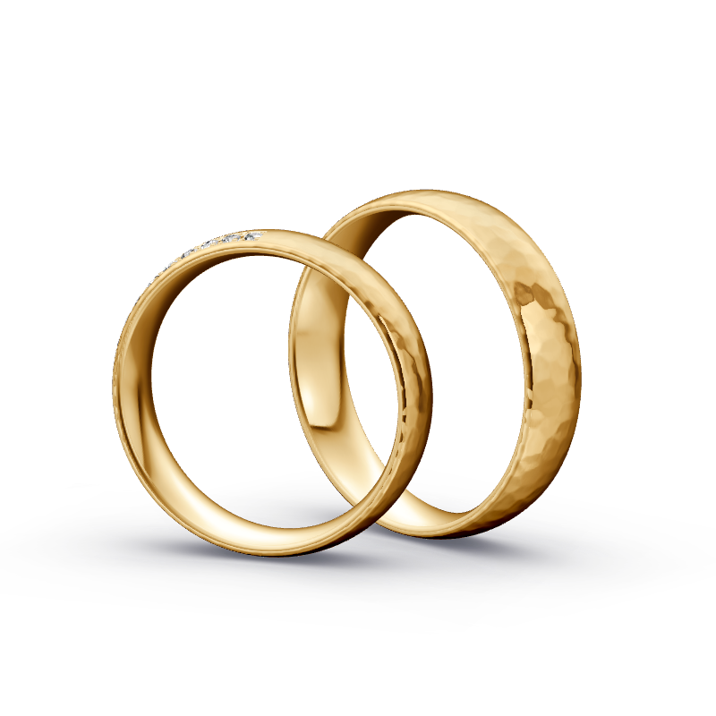 Miniaturbild: Trauringe TL9511 - Sattgelb-Gold