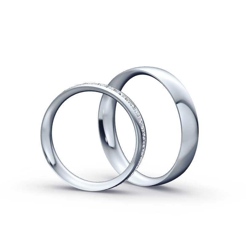 Miniaturbild: Trauringe TL7677 - Palladium