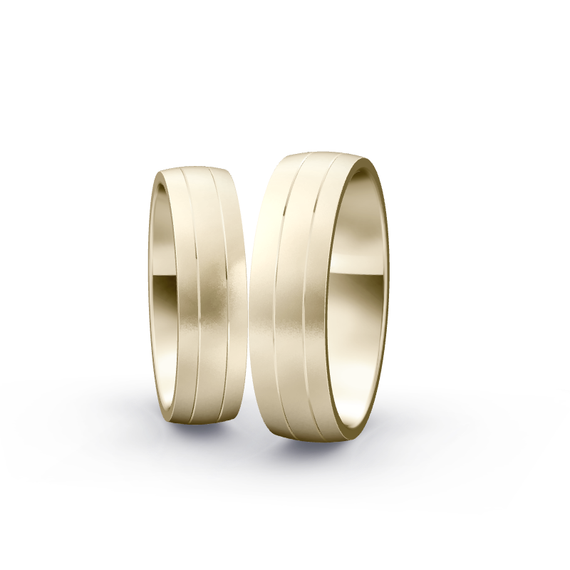 Miniaturbild: Trauringe TL8328 - Chamois (Altweißgold)
