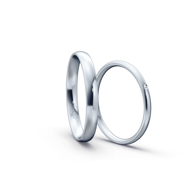 Miniaturbild: Trauringe TL8061 - Palladium