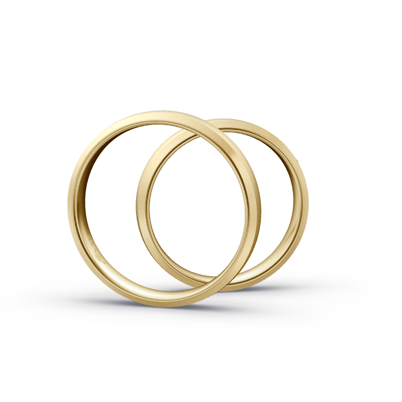 Miniaturbild: Trauringe TL3890 - Gelbgold (Sandmatt fein) | Eheringe aus Gold
