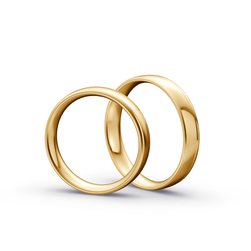 Miniaturbild: Trauringe TL7111 - Sattgelb-Gold