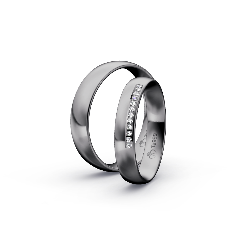 Miniaturbild: Trauringe TL9072 - Tantal (Poliert) | 999er Tantal Ring