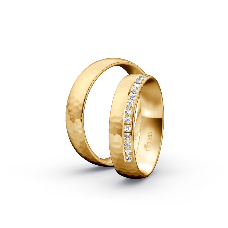 Miniaturbild: Trauringe TL9511 - Sattgelb-Gold