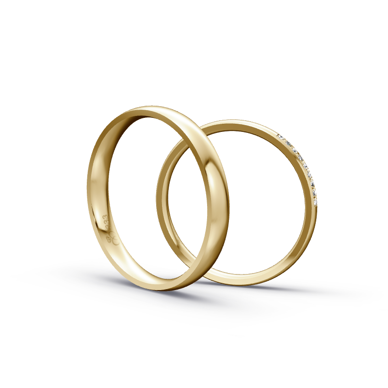 Miniaturbild: Trauringe TL2798 - Gelbgold (Poliert) | Eheringe aus Gold