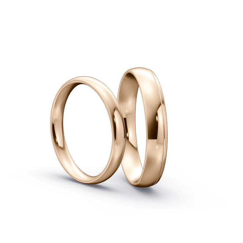 Miniaturbild: Trauringe TL2298 - Roségold (Poliert) | Eheringe aus Gold