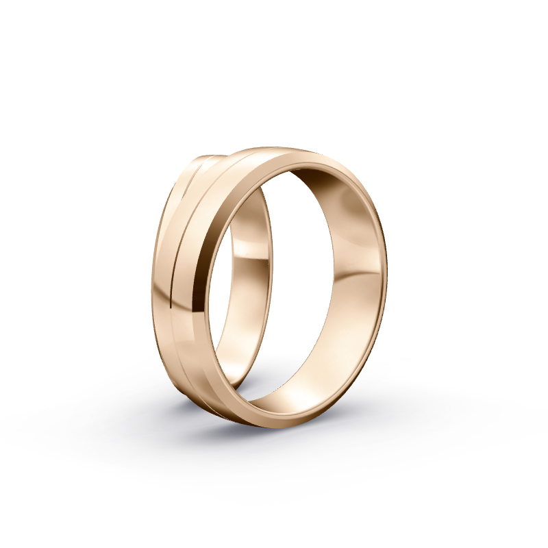 Miniaturbild: Trauringe TL2512 - Roségold (Poliert) | Eheringe aus Gold