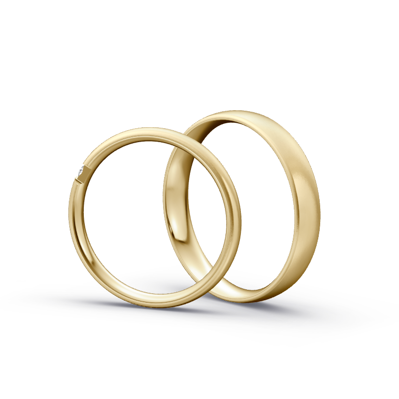 Miniaturbild: Trauringe TL8919 - Gelbgold (Poliert) | Eheringe aus Gold