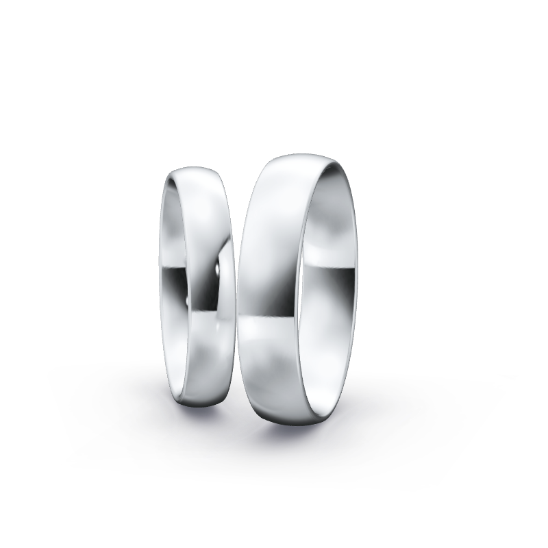 Miniaturbild: Ringpaar TL9144 - Silber