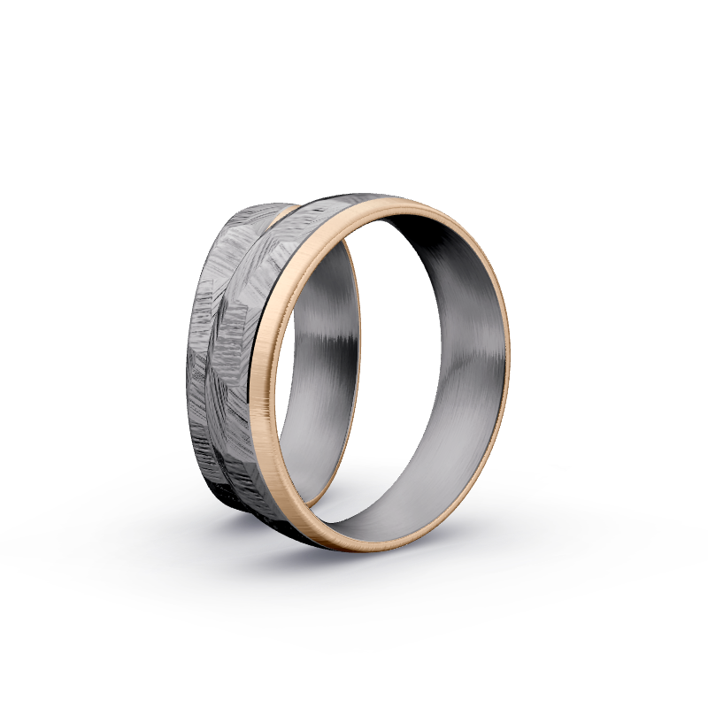 Miniaturbild: Trauringe TL8601 - Tantal/Roségold